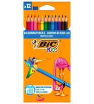 Bic Kids Tropicolors İnce Kuru Kalem Boya Seti 12'li