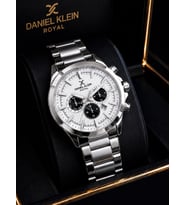 Daniel Klein Damat Ve Takım Elbiseye Özel 2 Yıl Garantili Çelik Kordon Erkek Kol Saati VS.BLKT.1119