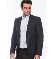 Dewberry Erkek Viskon Karışımlı Ceket Lacivert C9021 Günlük Dış Giyim, Hafta Sonu Kombini, Seyahat Gardırobu