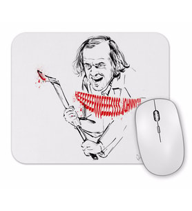 The Shining Here's Johny Mouse Pad