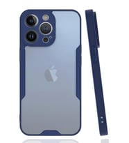 Newface Apple iPhone 14 Pro Kılıf Platin Silikon - Lacivert