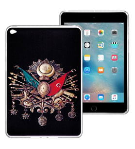 Apple Ipad Mini 4 Baskılı Silikon Kılıf BK-14