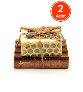 Hediyelik Keçi Sütü Sabunu El Yapımı Doğal Paletli 110 G x 2 Adet