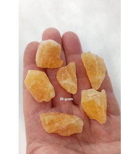 50 Gram Doğal Turuncu Kalsit Küçük Parçalar 211