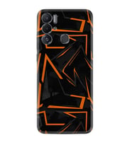 Tecno Pova Neo Kılıf Silikon Desen Özel Seri Zigzaglar 1651