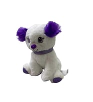 Sevimli Peluş Renkli Köpek 20 cm Uyku Arkadaşı Hediyelik (Çok Renkli)