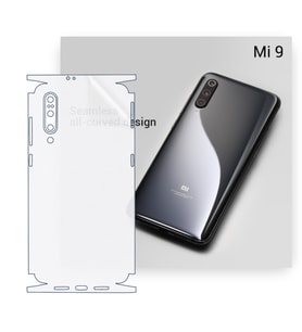 SChitec Xiaomi 9 （9X) Uyumlu Fullbody Arka Kaplama Hidrojel Koruyucu Film