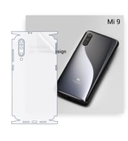 SChitec Xiaomi 9 （9X) Uyumlu Fullbody Arka Kaplama Hidrojel Koruyucu Film