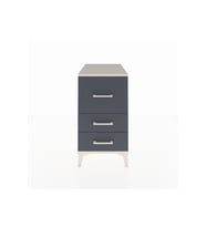 Kronos Komodin 3 Çekmeceli 44x59x80 Aytaşı-Antrasit