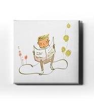 Kitap Okuyan Çocuk Kanvas Tablo ÇOK107