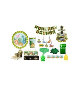 Dinozor Doğum Günü Seti 8 Li Set