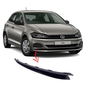 Volkswagen Polo 2018 - 2021 Tampon Alt Süs Çıtası Sağ - 2G0853677C