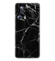 Xiaomi Mi 13 Lite Kılıf Resimli Desenli Baskılı Silikon Fragile Black Mermer 1378