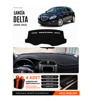 e-biz LANCİA DELTA (2008-2014) Uyumlu Torpido Koruma, Torpido Örtüsü, Torpido Kılıfı - Siyah - LN001