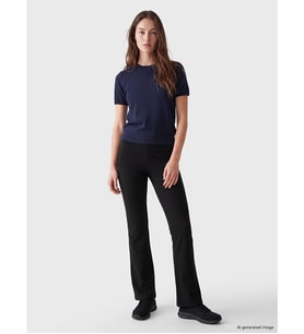 LCW Modest Siyah Soft Touch Kadın Eşofman Altı