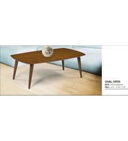 orta sehpa 117820 OSM OVAL Model Kayın Retro Ayak Ceviz İtinal paket kargo Elyapı