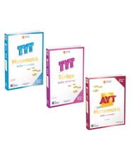 Üç Dört Beş TYT Matematik TYT Türkçe AYT Matematik Soru Bankası 3 Kitap Set
