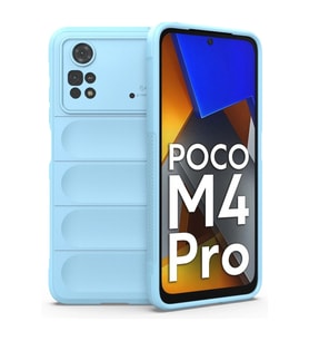 Pilelistore   Xiaomi Poco M4 Pro 4G Kılıf Optimum Silikon - Sky Blue