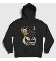 Presmono Unisex Siyah Niijima Casino Of Envy Persona 5 Kapüşonlu Sweatshirt 455141tt