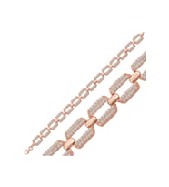 Gümüş Rose Zirkon Taşlı Kadın Bileklik CSR2184495