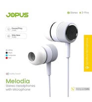 Jopus JO-K56 Melodia Universal 3,5 Mikrofonlu Kulaklık Beyaz