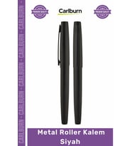 #Kalem Kurumsal Hediye Lüks Tasarım Şık Kaliteli Ofis Gereci Prestij Metal Roller Kalem Siyah