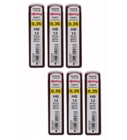 0.3 / 0.35 Mm Uç Min Siyah 6 Adet Rotring Siyah Kalem Uçu 0.35 Mm 6 Adet