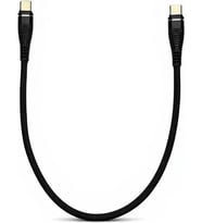 Type-C to Type-C Kablo 30 cm – 60W Hızlı Şarj ve 5Gbps Veri Aktarımı Dayanıklı Örgü Kaplama, Kısa Taşınabilir Tasarım, Telefon, Tablet ve Laptop Uyumlu ZR876