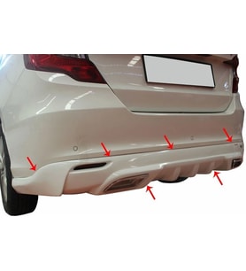 Fiat Egea Uyumlu Sedan Arka Tampon Altı 2015 Ve Sonrası