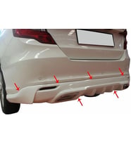 Fiat Egea Uyumlu Sedan Arka Tampon Altı 2015 Ve Sonrası