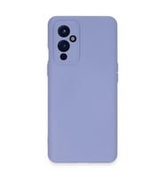 One Plus 9 Kılıf Nano İçi Kadife Silikon - Lila