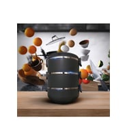 3 Katlı Sızdırmaz Yemek Termosu Modern Sefer Tası Özel Seri