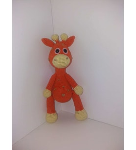 Haylaz Zürafa Amigurumi Organik Oyuncak
