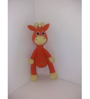 Haylaz Zürafa Amigurumi Organik Oyuncak