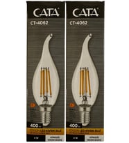 Cata CT-4062 4W 3000K (Günışığı) E14 Duylu Led Kıvrık Buji (2 Adet)