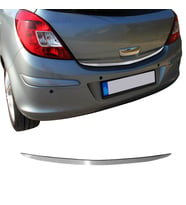 Opel Corsa E Krom Bagaj Alt Çıtası 2015-2019 Arası Paslanmaz Çelik