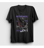 Presmono Unisex Siyah Lelouch Anime Code Geass T-Shirt 510188tt
