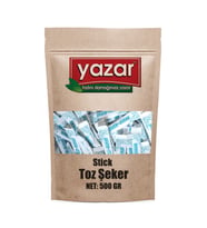 Yazar Stick Şeker 500 gr x 5 Paket