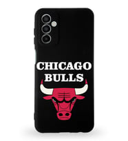 Samsung Galaxy M13 Uyumlu Lansman Kılıf Altı Kapalı İçi Kadife  Chicago Bulls Tasarımlı  Kapak (Şeffaf)