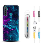 Realme 5i 5 Pro 6i 7 Pro 8 Kılıf Kablo Koruma Spiral Silikon Explosive 1734