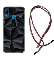 Huawei P20 Lite Mate 10 20 Lite Pro P40 Lite KılıfBoyun Asklı Rasta Silikon Prizmalar 1782