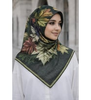 Soft Pamuk Eşarp-06109 (Zümrüt Yeşili)