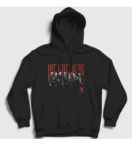 Presmono Unisex Siyah We Are Here K-Pop Monsta X Kapüşonlu Sweatshirt 275257tt