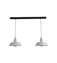 MYLİGHTS  RETRO RUSTİK METAL SARKIT VİNTAGE İKİLİ AVİZE  100 CM KASA (Siyah)