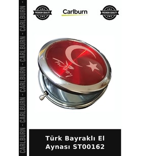 Özel Üretim Milli Hediyelik Aksesuar Kişisel Bakım Türk Bayraklı El Aynası ST00162