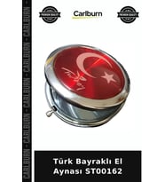 Özel Üretim Milli Hediyelik Aksesuar Kişisel Bakım Türk Bayraklı El Aynası ST00162