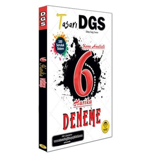 Tasarı Dgs Konu Analizli 6 Harika Çözümlü Deneme
