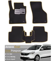 DACİA LODGY 5 KİŞİLİK (2012-2022) Uyumlu EVA Paspas Tam Set–Araca Özel,Su Geçirmez,Kolay Montaj
