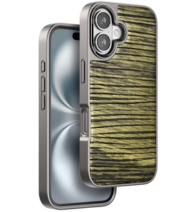 Venco iPhone 16 Wave Kapak - Koyu Kahve