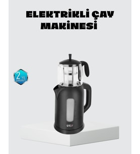 Sinbo Elektrikli Çay Makinesi 1.7 L Su Isıtıcı Ve Cam Demlikli Güvenli Kullanım